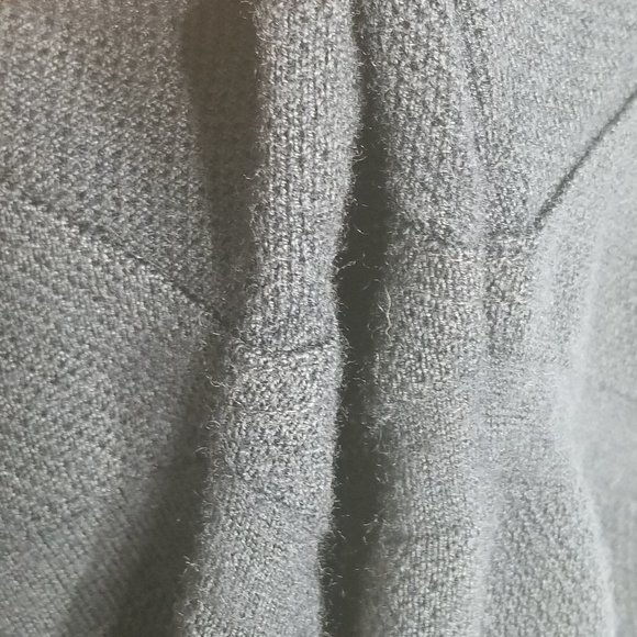 Vintage Giuliano Tricot Navy Grandpa Wool Blend Knit Cozy Cardigan Made In Italy - Picture 5 of 10